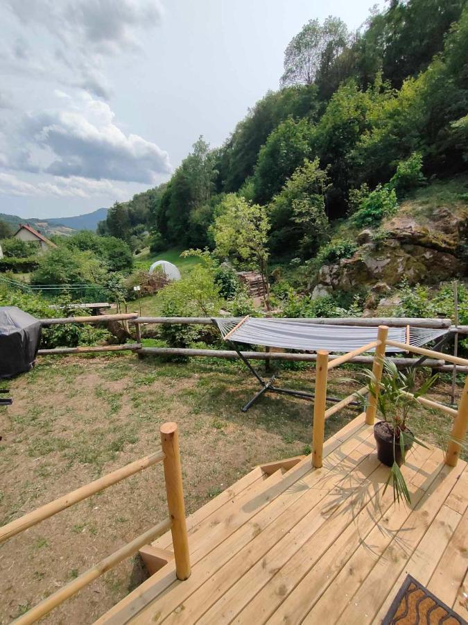 La Yourte Des Bibis Fréland Exteriör bild